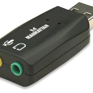 150859 Adaptador de Audio 3-D USB de Alta Velocidad; Mejoran el acceso y la calidad del audio.