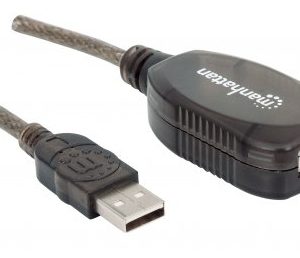 151573 Cable de Extensión Activa USB de Alta Velocidad USB A Macho / USB A Hembra, 10 m; Repetidor integrado V2.0