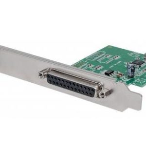 152099 Tarjeta Paralela PCI Express; Se puede instalar en buses PCI Express vía x1, x4, x8 y x16. Se ajusta a ranuras regulares y de bajo perfil