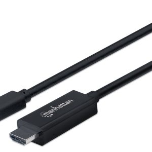 153232 Cable Mini Display Port Macho a HDMI Macho,1080p, longitud 1.8 m, color negro