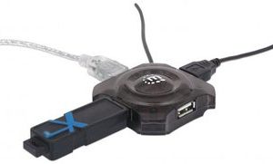 162272 Hub USB 4 puertos, Compatible con todos los puertos y dispositivos USB, 3 años de garantia.