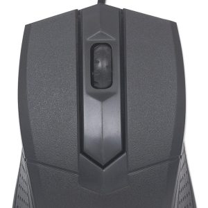 178464 Kit teclado y mouse optico de 1000 ppp, teclado con diseño ergonómico y con amplia área de trabajo, Garantia 3 años.