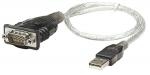 205146 Convertidor USB a Puerto Serial DB9 Macho. Longitud del cable: 45 cm