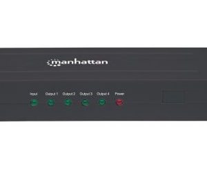 207515 Video Splitter HDMI 4K de 4 puertos; Multiplica una señal de audio/video digital de alta definición hasta para cuatro pantallas HDMI 4K