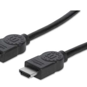 306126 HDMI Macho a HDMI Macho, Blindado, Negro, 3 m 4K@30Hz, 3D