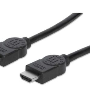 306133 HDMI Macho a HDMI Macho, Blindado, Negro, 5 m 4K@30Hz, 3D