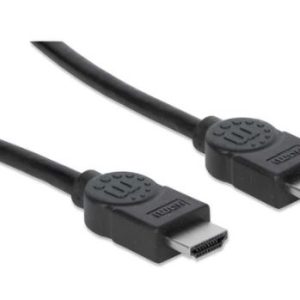 306133 HDMI Macho a HDMI Macho, Blindado, Negro, 5 m 4K@30Hz, 3D
