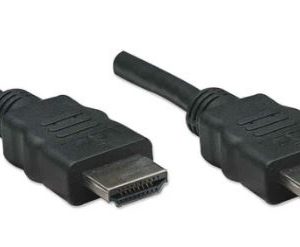 308441 Cable HDMI de Alta Velocidad, HDMI Macho a HDMI Macho,Blindado,Color Negro, 7.5 m, resolución de 1080p