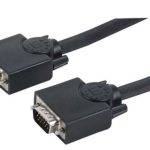 313629 Cable para monitor SVGA, HD 15 macho a HD 15 macho, 15 m, Color negro