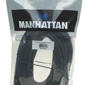 323246 Cable HDMI Macho a Macho, Blindado, Negro, 10 m; Con canal Ethernet, Canal de Audio de Retorno, Vídeo en 3D y Color Profundo.