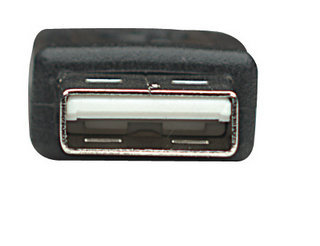 333375 Cable USB 2.0 A macho/ Mini-B macho, 480 Mbps, 1.8 m, Negro