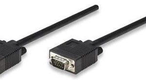 371377 CABLE MONITOR SVGA 8MM HD15M-M Longitud 11.0M, Color Negro.