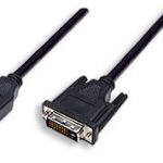 372503 Cable HDMI Macho a DVI-D 24+1 Macho, Enlace Dual, Negro, 1.8m.