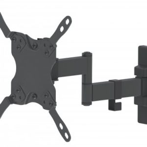 461405 Soporte para TV de pared, movimiento articulado, pantallas planas de 13 a 43" de máximo 20kg, Se despliega hasta en 27.3 cm
