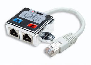 504195 Distribuidor Modular 1x2 RJ45