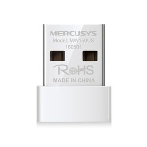 ADAP. NANO USB INALÁMBRICO N150150MBPS MERCUSYS MW150US DISEÑO COMPACTO Y SOLUCIÓN CONVENIENTE