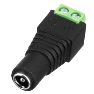 ADAPTADOR TIPO JACK BROBOTIX 170120, DC, Hembra, Negro, Cobre