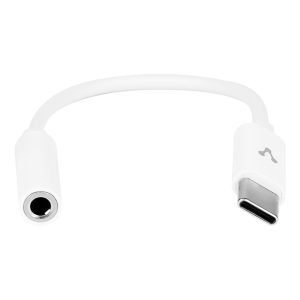 ADAPTADOR VORAGO ADP-209 USB TIPO C A 3.5 MM AUDIO OUT MIC IN