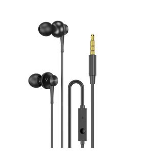 AUDIFONOS VORAGO EP-104 3.5MM NEGRO MANOS LIBRES ALMOHADILAS&nbsp;INTERCAMBIABLES