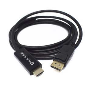 Adaptador HDMI a DisplayPort Naceb Technology NA-0106, 1.8 m, HDMI, DisplayPort, Negro