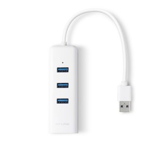 Adaptador USB 2 en 1 con Hub de 3 Puertos USB 3.0 y Adaptador Ethernet Gigabit (UE330)