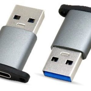 Adaptador USB V3.0 Tipo A Macho, a Tipo C Hembra BROBOTIX 6000342