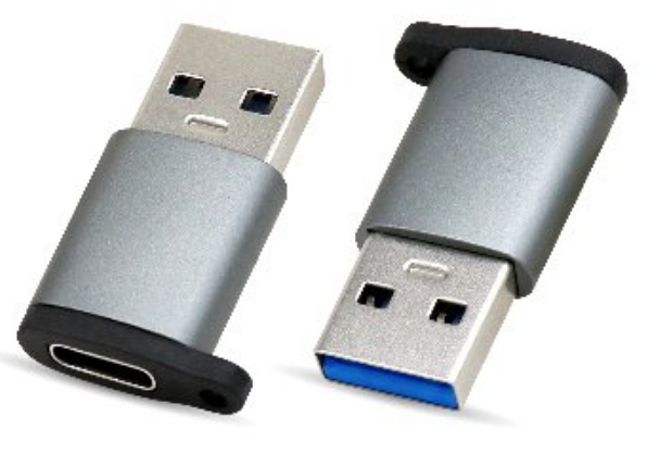 Adaptador USB V3.0 Tipo A Macho, a Tipo C Hembra BROBOTIX 6000342