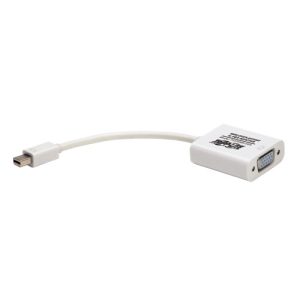 Adaptador convertidor TRIPP-LITE P137-06N-VGA, Color blanco, Mini DisplayPort, Macho/hembra