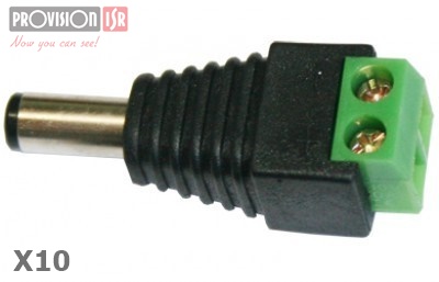 Adaptador de Energía PROVISION-ISR PR-C08X10, Negro