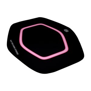 Alfombra Gamer Cooler Master CMI-FM510H, Base Color Negro con Halo Color Rosa, Base de Caucho Natural,