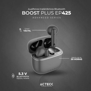 Audífonos Inalámbricos Bluetooth In Ear Boost Plus EP425 Esential Series