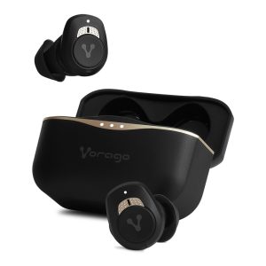 Audifonos earbud Vorago Premium ESB-600-ANC. Cancelación de ruido / Noise Cancelling TWS IPX5 21Hrs control táctil 590mAh