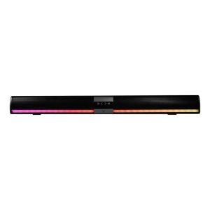 BARRA DE SONIDO PORTATIL VORAGO BSP-450 BT/TF/AUX 3.5MM/USB/COAXIAL RGB TIPOC 2x5W RMS CONTROL REMOTO&nbsp;