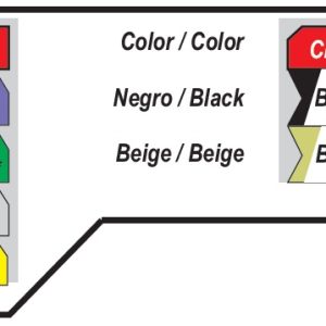 Barra multicontacto NORTH SYSTEM, Negro, 10