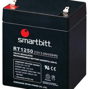 Batería de Reemplazo SMARTBITT SBBA12-5, Negro, 12 V, 5 Año(s), 5 AH, Plomo-ácido