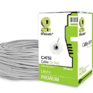 Bobina UTP, CAT5e, 200 mts, Interior, Gris, CCA, BROBOTIX 308201