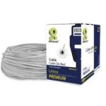 Bobina UTP, CAT6, 100 m, Interior, Gris, CCA, BROBOTIX 062410