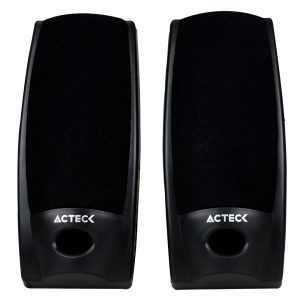 Bocinas Estéreo 2.0 ACTECK Auxiliar 3.5 MM 1.2 M Negro AX-2500