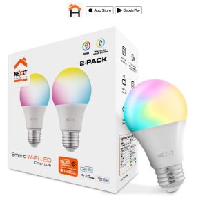 Bombilla LED inteligente Wi-Fi / 110V / A19 / 2PK / Multicolor