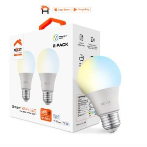 Bombilla LED inteligente Wi-Fi 110V / A19 / 2PK