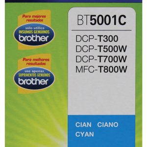 Botella de Tinta Brother BT5001C, Cyan