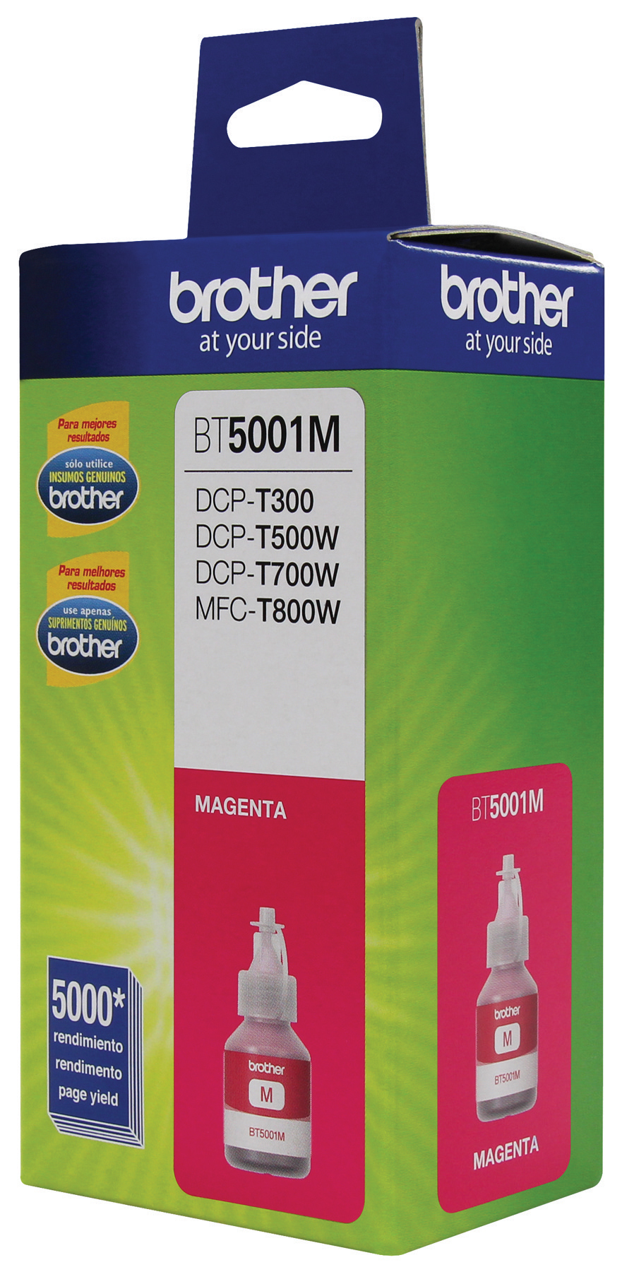 Botella de Tinta Brother BT5001M, Magenta