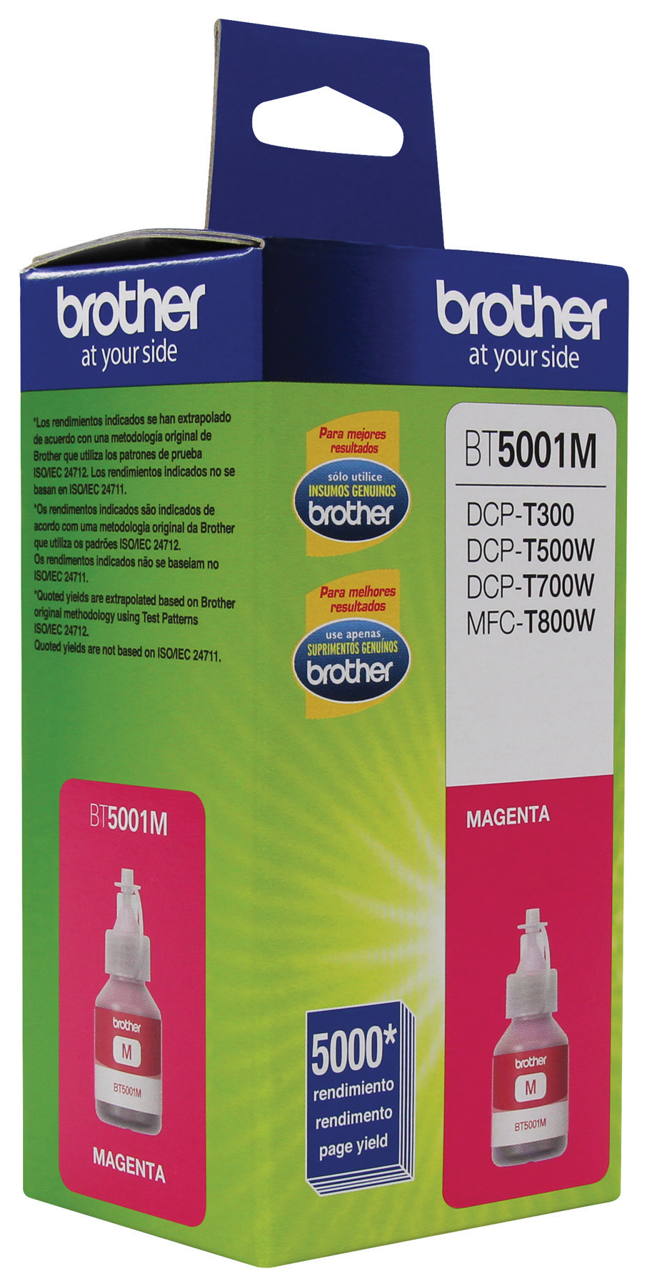 Botella de Tinta Brother BT5001M, Magenta