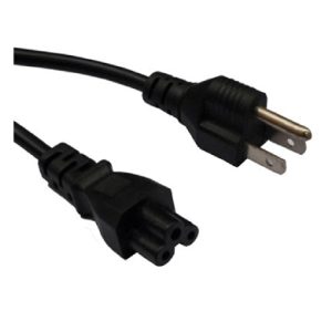 CABLE CORRIENTE PARA LAP TOP (TRIPLE), 1.8 m Color Negro, BROBOTIX 076889