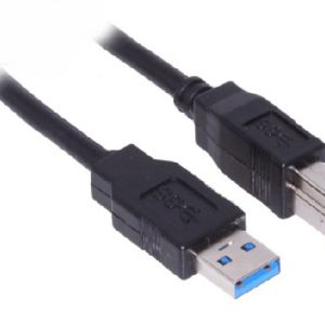 CABLE USB BROBOTIX V3.0 A-B 1.8MTS, USB 3.0, USB 3.0, Macho/Macho, 1,8 m, Negro