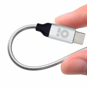 CABLE USB V3.0 TIPO C BROBOTIX 180501, USB C, USB A, 1 m, Plata