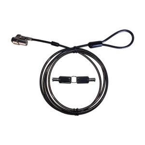 CANDADO DE LLAVE PARA LAPTOP TIPO T V-BAR LONGITUD DE CABLE 1.8 MTS GROSOR DEL CABLE 4mm