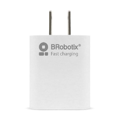 COMBO CARGA RÁPIDA: CARGADOR USB V3.0 + CABLE LIGHTNING. BLANCO (6001349), Brobotix