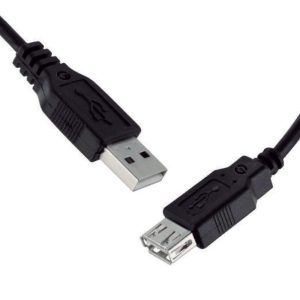 Cable GETTTECH JL-3520 USB 2.0, USB A-Extensión, Negro, 1.5 mts