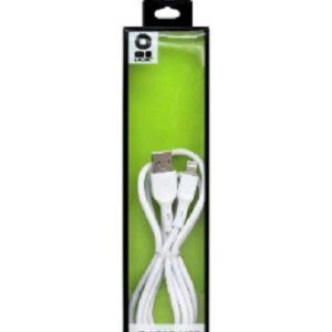 Cable Lightning BROBOTIX 963165, USB V2.0., Lightning., Blanco, 1m